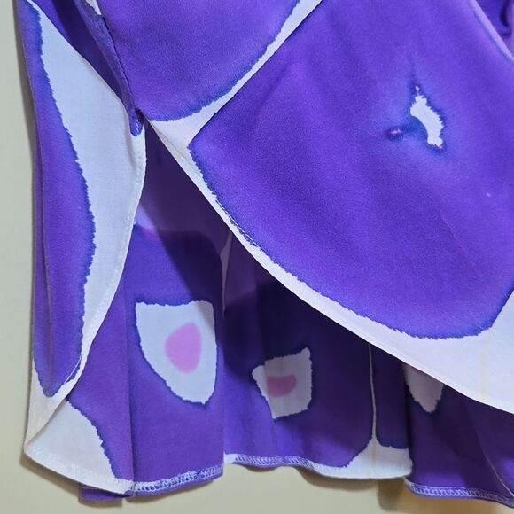 Cassandra Buck Watercolor Butterfly Dolman Sleeve Top Nature Colorful Artsy - Picture 4 of 15